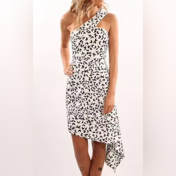 KEEPSAKE the Label Dresses & Skirts - Keepsake The Label Overpower Mini Dress Ivory and Black (Size L)